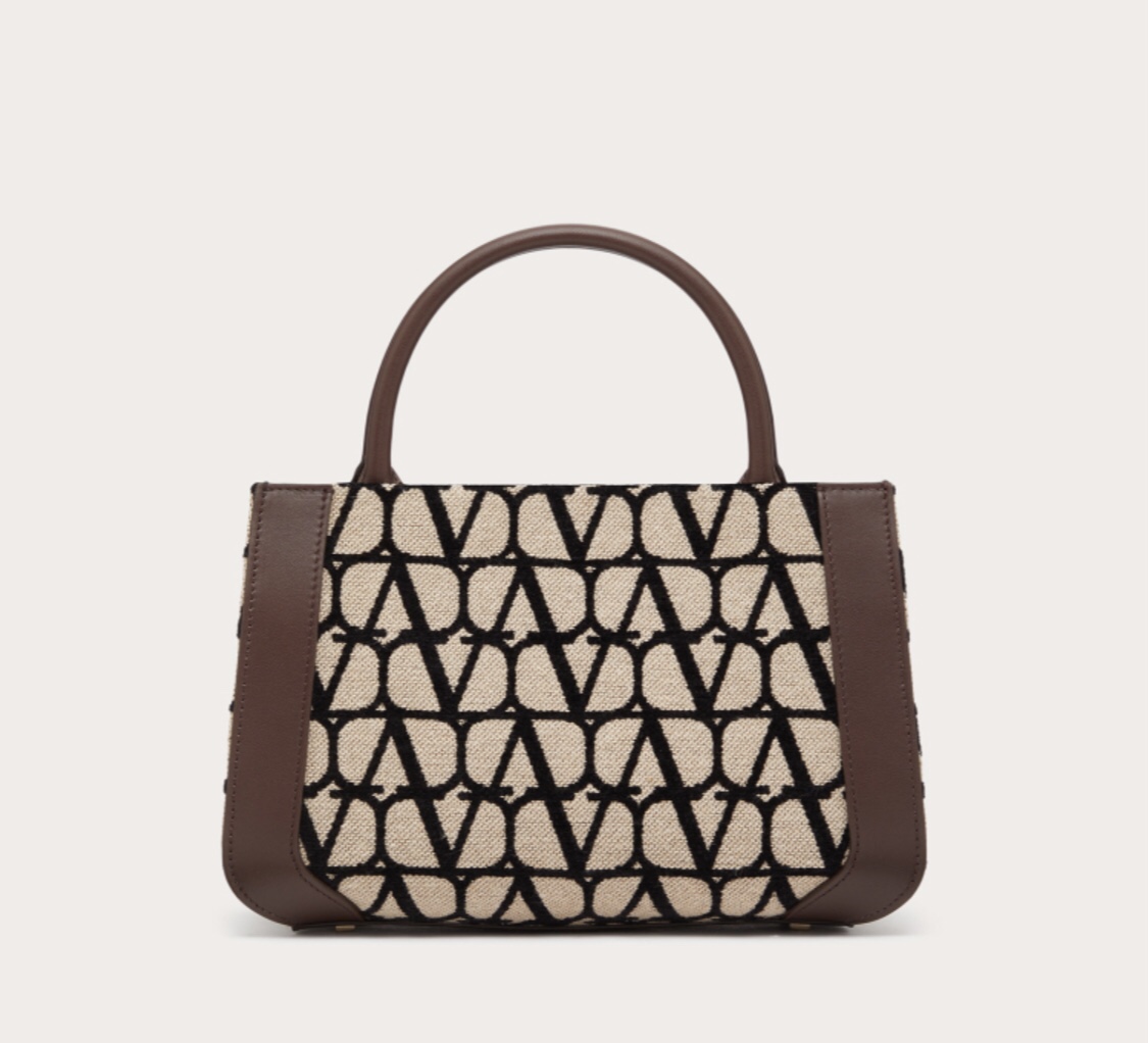 Valentino Garavani VLogo Signature Handbag in Toile Iconographe